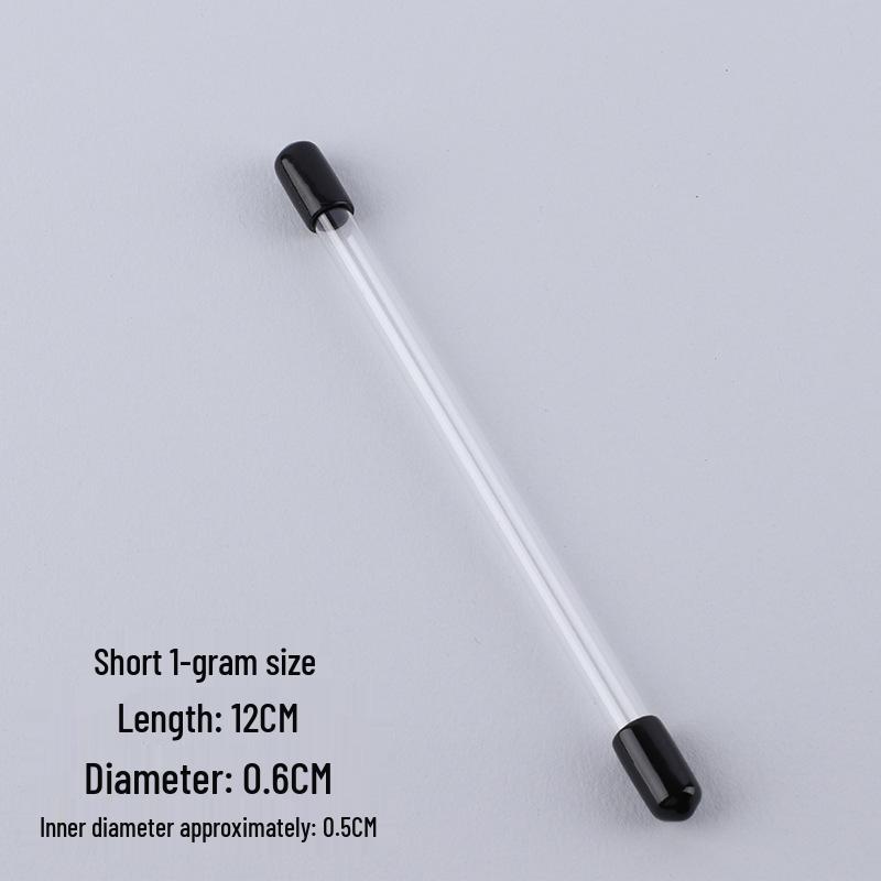 Acrylic Agarwood Incense Holder: Transparent Tube with Large Capacity for Storage