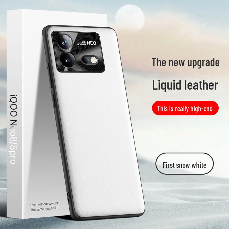 

Чехол iQOO Neo8 Liquid Leather — защитный чехол от падений и обрастания. Доступно для отправки одной частью. iQOO Neo8
