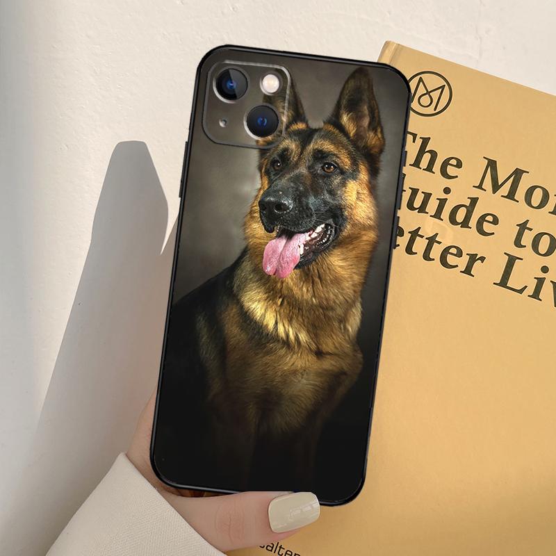 German Shepherd Dog Phone Case For iPhone 17 16 15 14 13 12 11 Pro Max Mini XR 16e 15 16 Plus 17 Air Full Cover