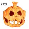 Unique Halloween Skull Decor 3D Printed Pumpkin Candle Holder, Hollow Design Table Centerpiece Figurine, Multifunctional Ambient Lampshade for