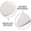 Round Wooden Table Top Thick Solid Wood Rustic Coffee Tabletop Replacement Small End Table Beige Easy Assembly