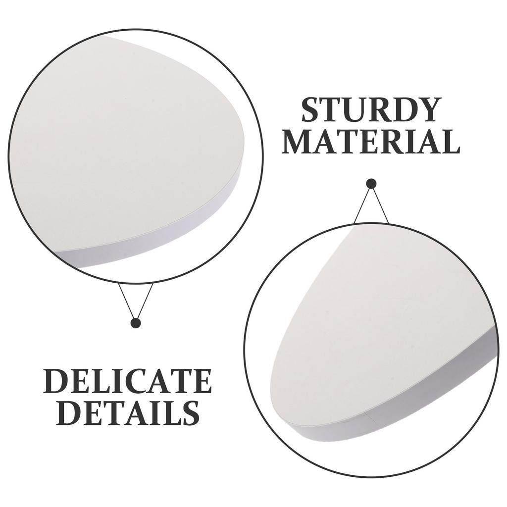 Round Wooden Table Top Thick Solid Wood Rustic Coffee Tabletop Replacement Small End Table Beige Easy Assembly