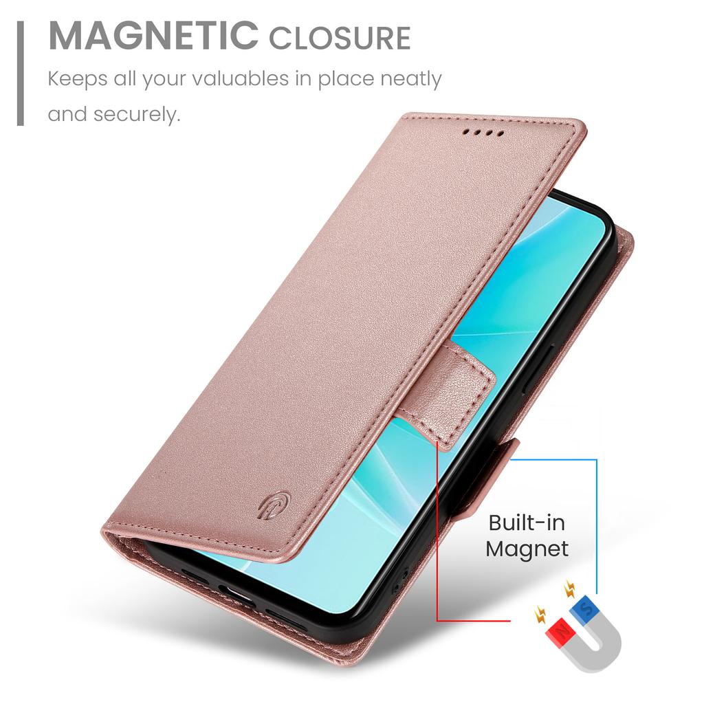 For Oppo A5x 5G/4G Stand Case PU Leather Wallet Phone Cover