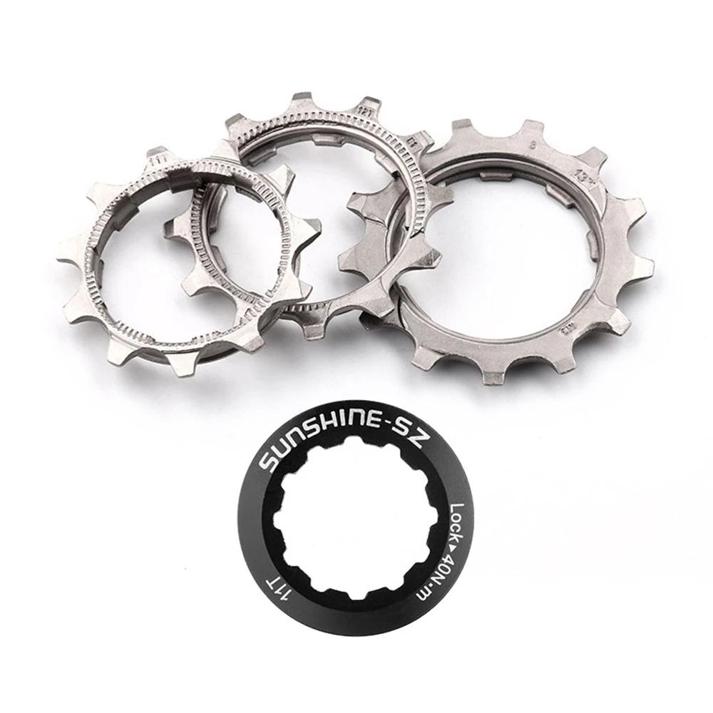 SUNSHINE Cassette Bicycle Ratchet Cog 11 12 13T Sprocket 12 8 9 11 Speed Pinion Bike 10v Cogset Single Speed Freewheel