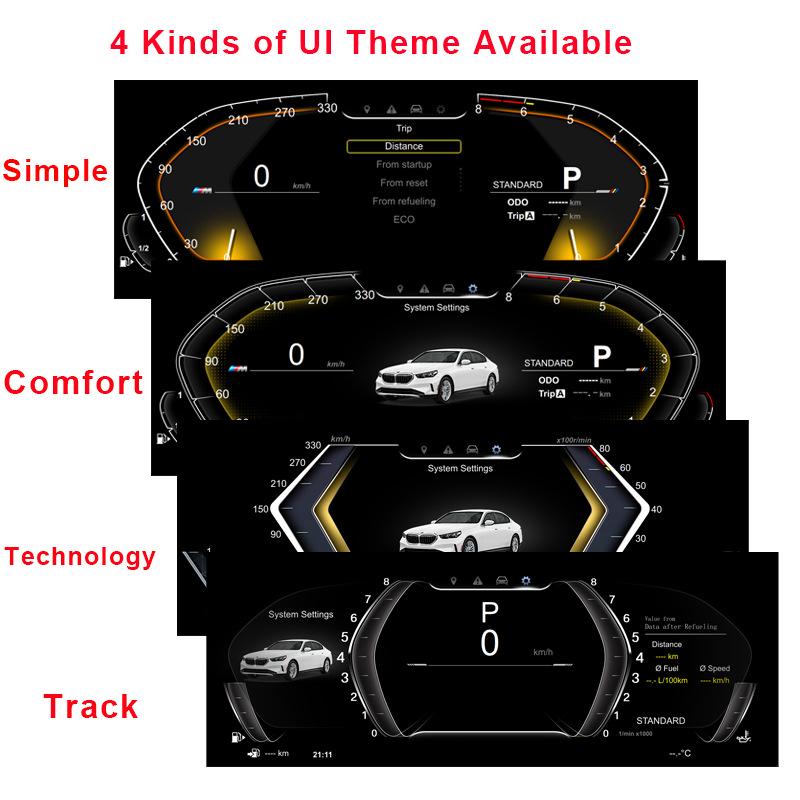 BMW E39 E53 E38 (1999-2006) Digital Dashboard Speedometer Instrument