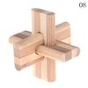Iq Brain Teaser Kong Ming Lock Wooden Interlocking Burr 3D Puzzles Game Toy Gift