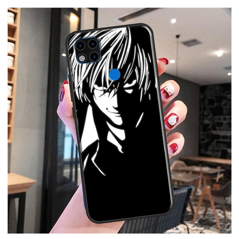 Japan Anime Death Note Für Redmi 10 Fall Für Xiaomi Redmi Hinweis 11 Pro 8 9 10 Pro 8T 9S 10S 9A 9C 9T Abdeckung Fundas