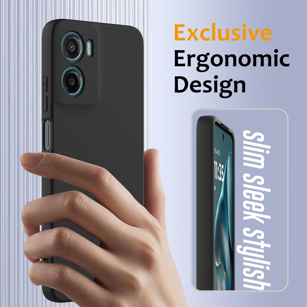 For Motorola Moto G06 Power 4G/Motorola Moto G06 4G Magnetic Case Anti-Drop Liquid Silicone Phone Cover