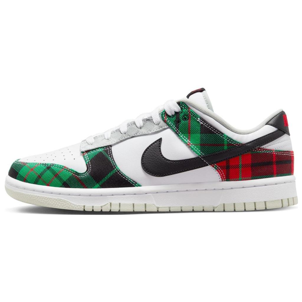 Nike Dunk Low Tartan Plaid Skate Shoes Sneakers Unisex DV0827-100