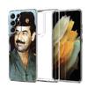 Saddam Hussein Iraq Flag Clear Silicone Phone Case For Samsung Galaxy S23 S22 5G S20 Ultra S21 FE 5G S10E S9 S8 S10 Plus Cover