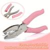 1 Stück Süßer Metall Hand-Papierlocher Scrapbooking Kleidung Einzellochlocher Stern Herz Kreis Loch DIY Bastel Formschneider