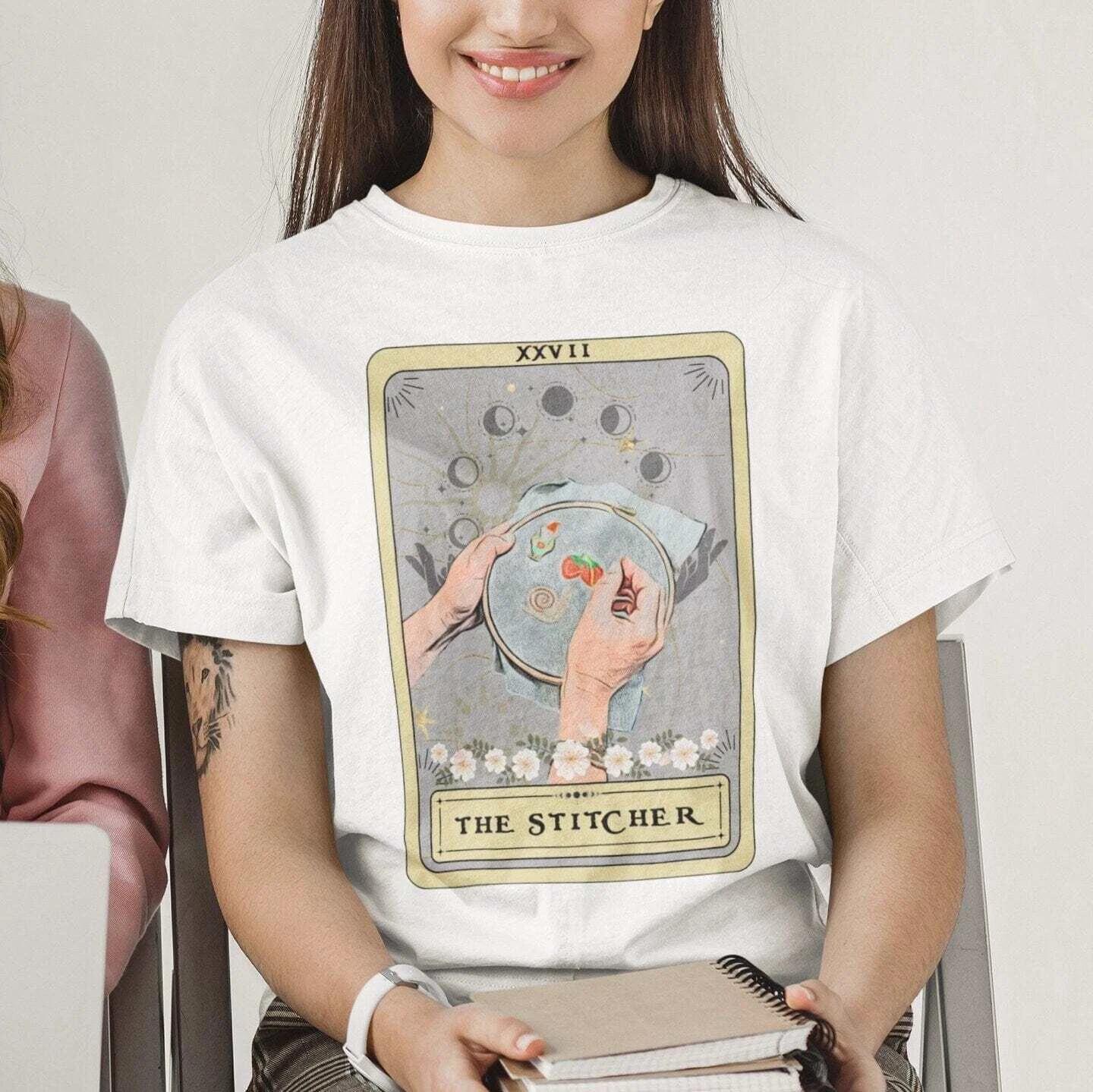 The Stitcher Tarot Card Shirt S