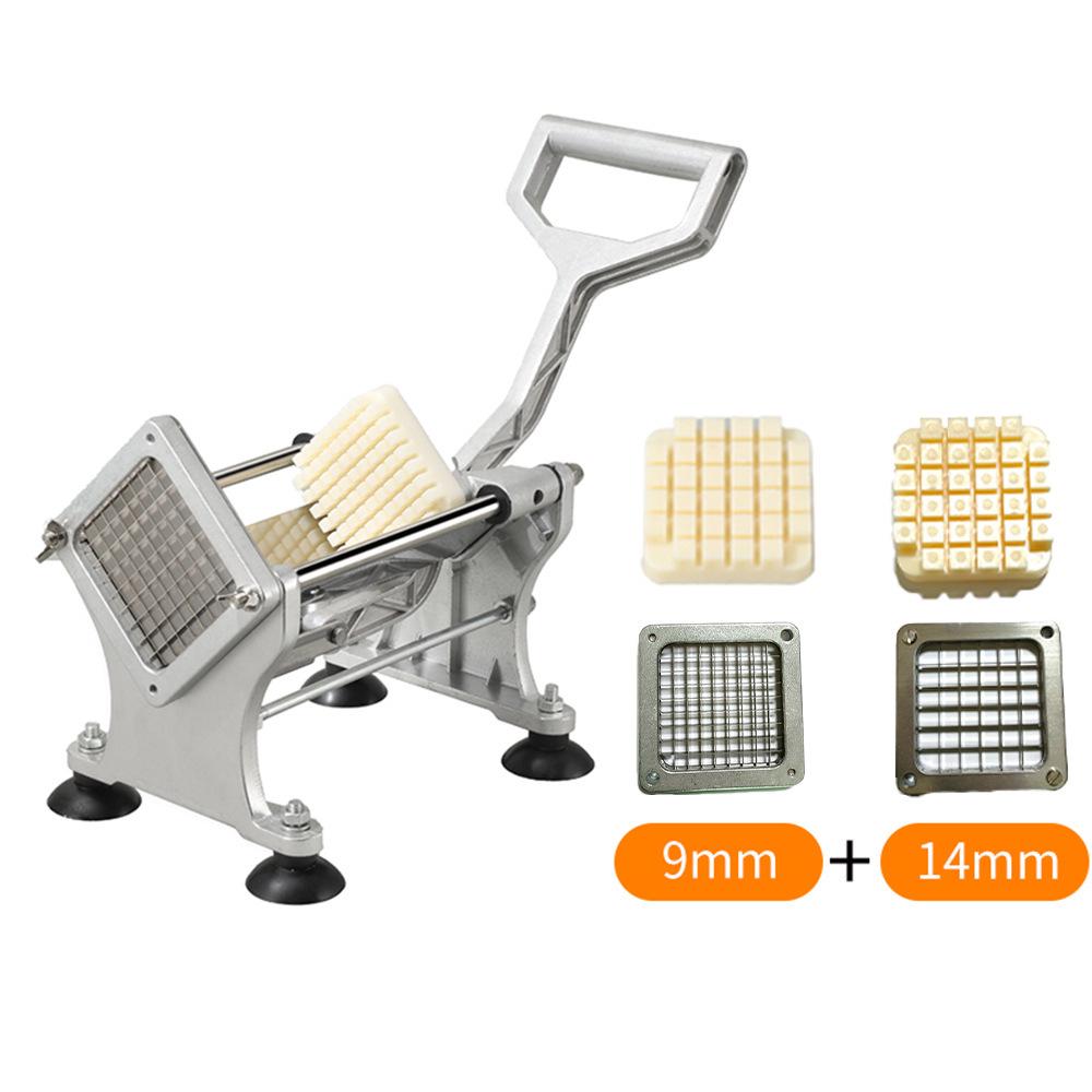 Commercial & Household Vegetable & Potato Cutter: Dice & Strip Cucumbers, Carrots, Lettuce, Onions, and More