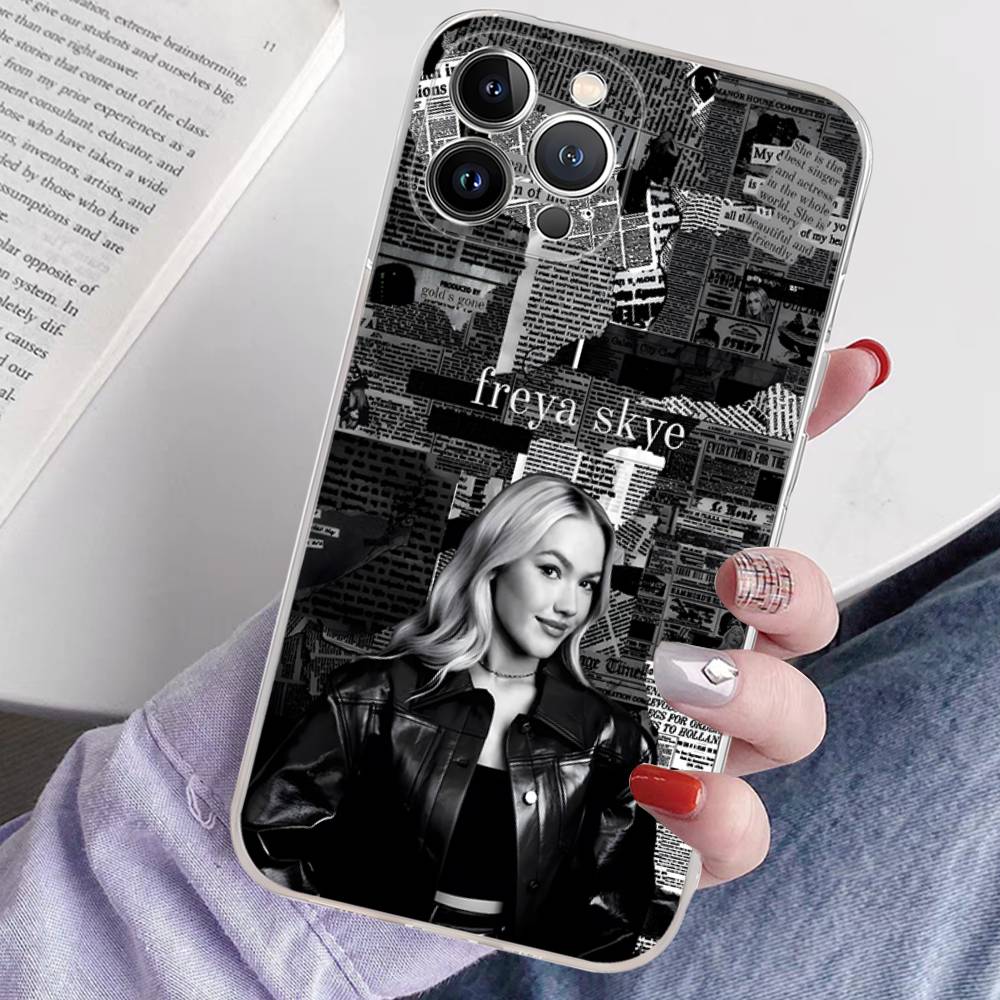 Sänger F-Freya Skye Passend für IPhone 16 15 Promax Handyhülle IPhone 14 11 12 High End 13 Pro Silikon