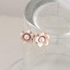 Metamic Ceramic Flower Earring (Baby Pink)