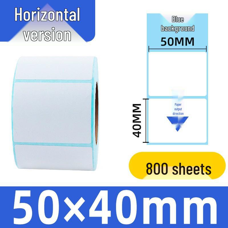 Self-Adhesive Thermal Barcode Stickers for Milk Tea & Supermarket Scale