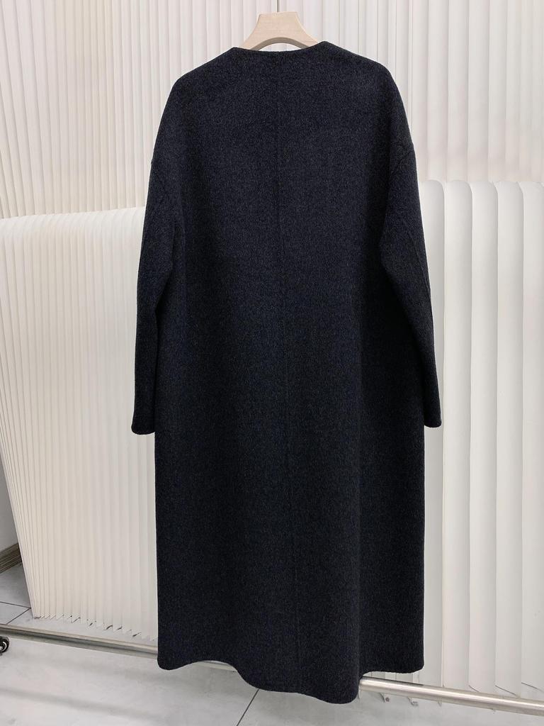 2025 Luxe Double-Sided Cashmere Wool Coat for Autumn/Winter