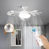 Oeny Deckenventilator-Kronleuchter im Drohnen-Stil mit 4 Köpfen