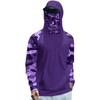 Lightweight Hooded Sun Protection Shirt Full Face Cover Long Sleeve Rash Guard Shirt for Outdoor Activities Breathable Quick Dry Fabric