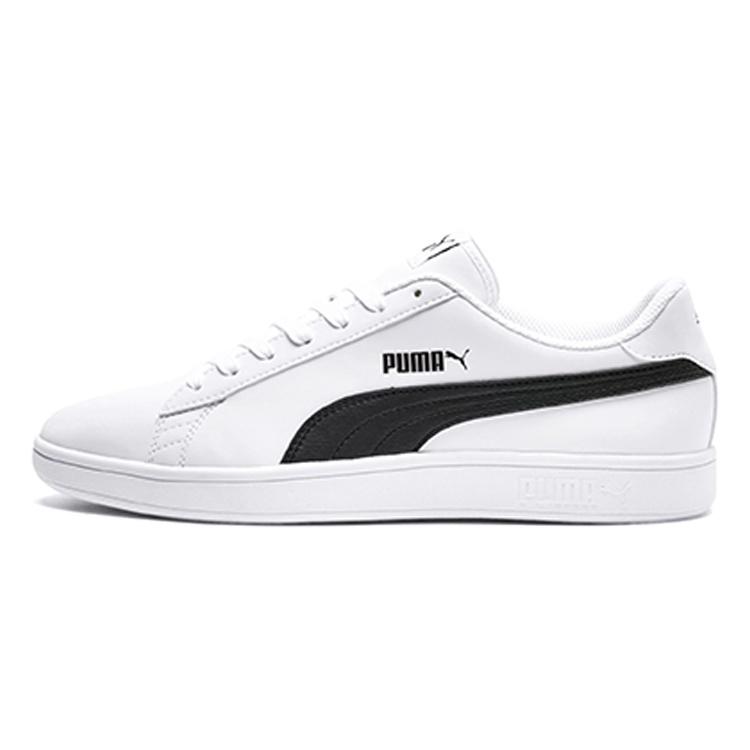 PUMA Smash V2 Buck Casual Board Shoes Black/White Men s 365160-07 EU 35.5