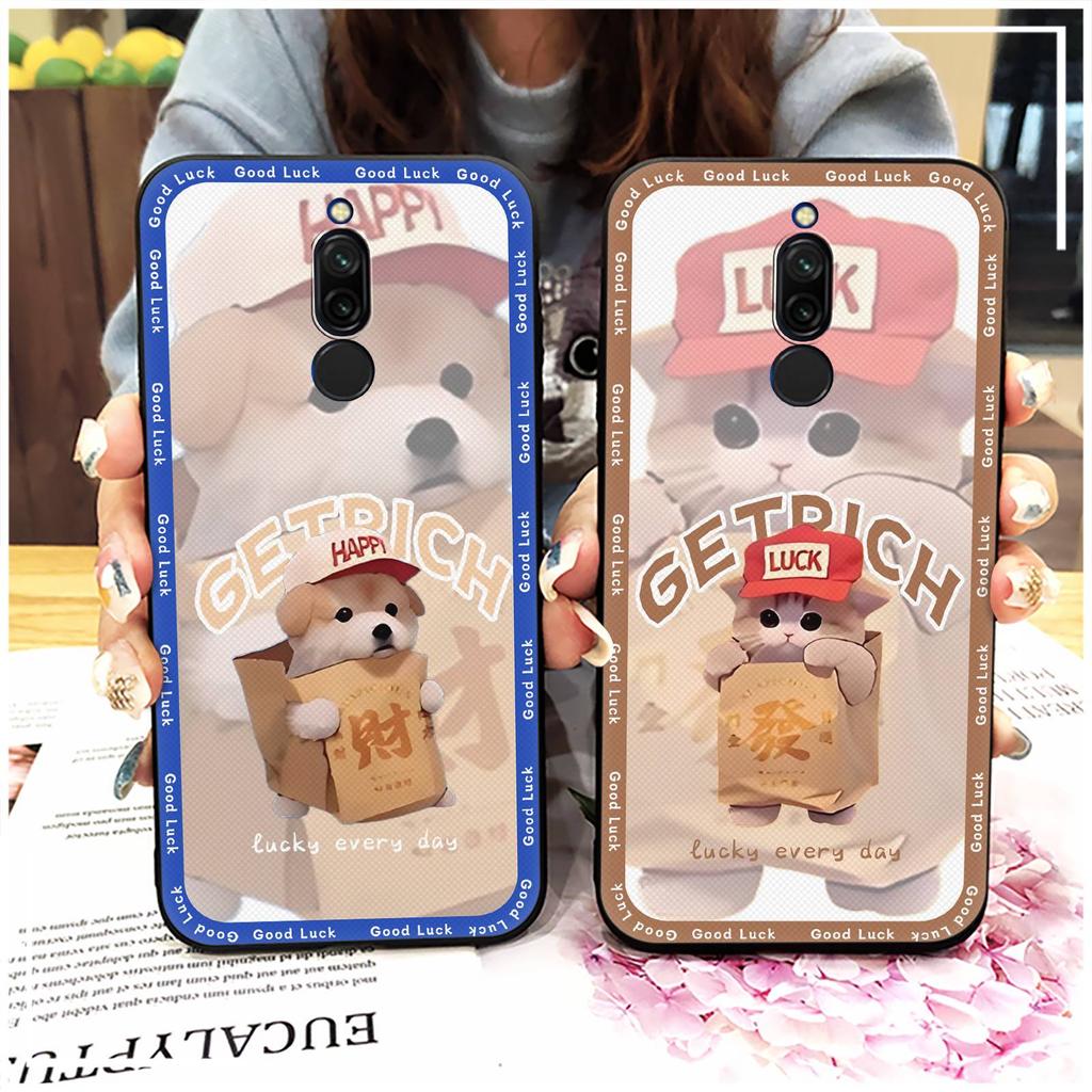 Coque de téléphone antichoc pour couple pour Xiaomi Redmi 8 Pochette de téléphone protectrice anti-poussière Étui souple Enveloppement complet TPU Design tendance