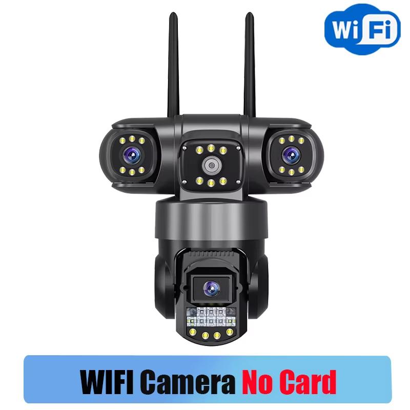 

IP-камера 6K 12MP з трьома об єктивами, бездротова Wi-Fi, зовнішнє спостереження з трьома об єктивами, автоматичне відстеження, водонепроникне відеоспостереження, моніторинг безпеки WiFi Camera