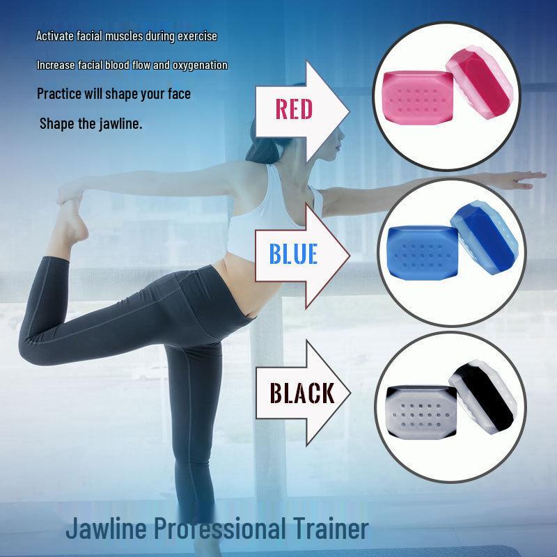 Silicone Jawline Exerciser: Facial Muscle Toner & Masseter Chewer