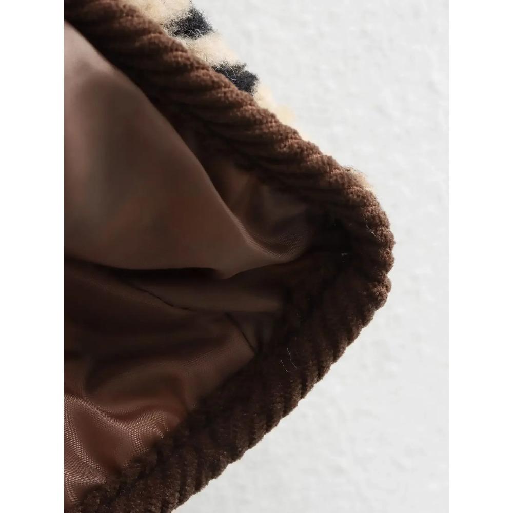 Хлопковое пальто с леопардовым принтом для женщин — фото 15