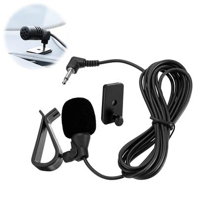 3.5mm Microphone 3M Mini Omnidirectional Microphone with Car Navigation Stand