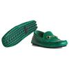 Scarpe Casual in Pelle con Morsetto da Cavallo da Uomo Verdi 674254 UDU00 3120
