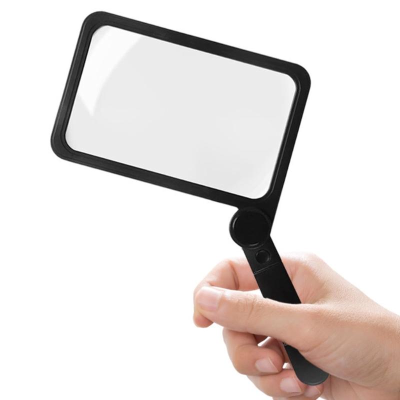 3X Magnification Magnifying Glass 72 LED Light 3 Lighting Modes Rechargeable Magnifier USB Rechargeable Large Lens