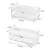 Card Storage Box Clear Acrylic Playing Cards Container Display Card Case Packing Poker Game Card Box Board Games Card Organizer