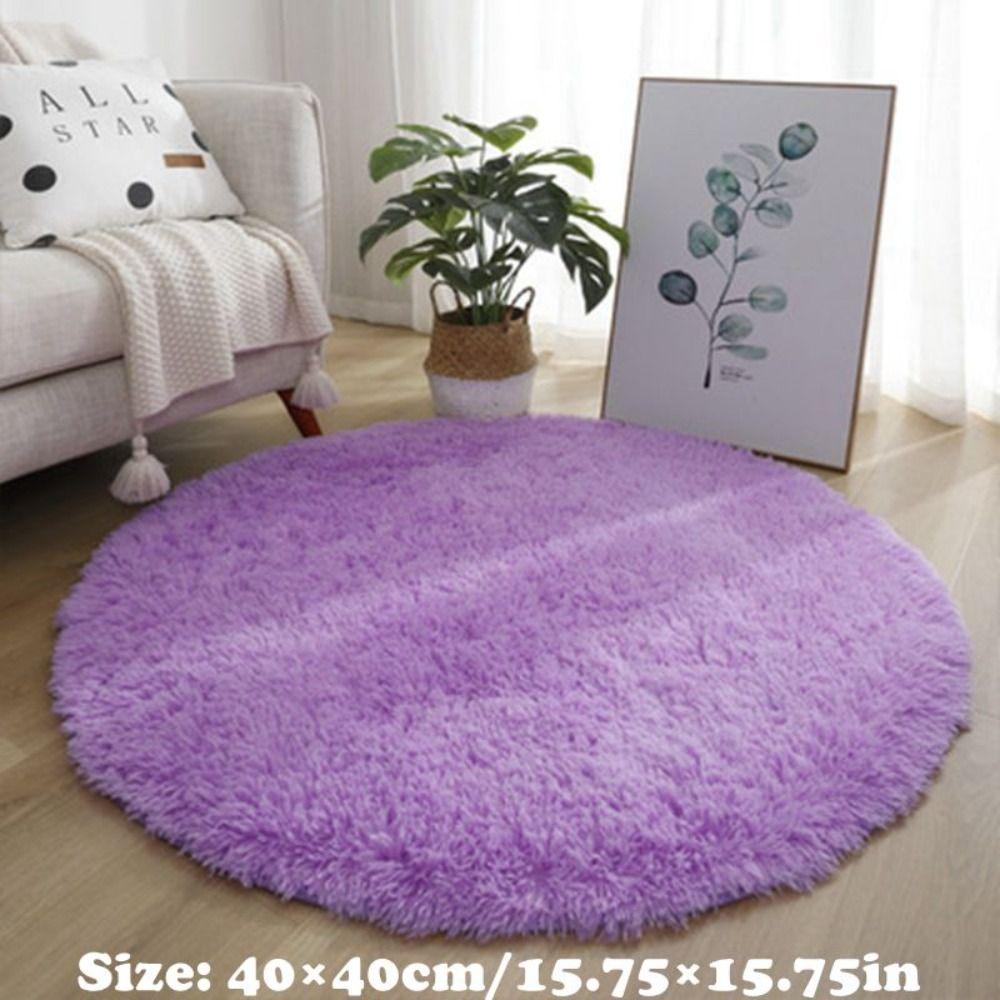 Non Slip Living Room Rugs Soft Plush Foot Mat Round Carpet  For Living Room Home Decor Bedroom