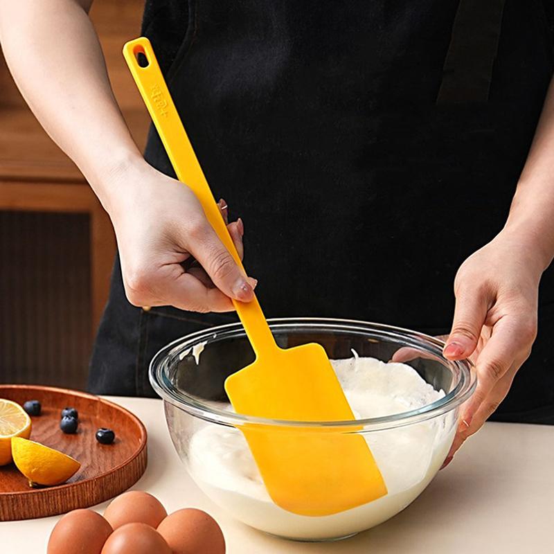 Çok Renkli Silikon Pişirme Spatulası Isıya Dayanıklı Yapışmaz Pişirme Mutfak Gereçleri Deforme Olmayan Yumuşak Pişirme Spatulası