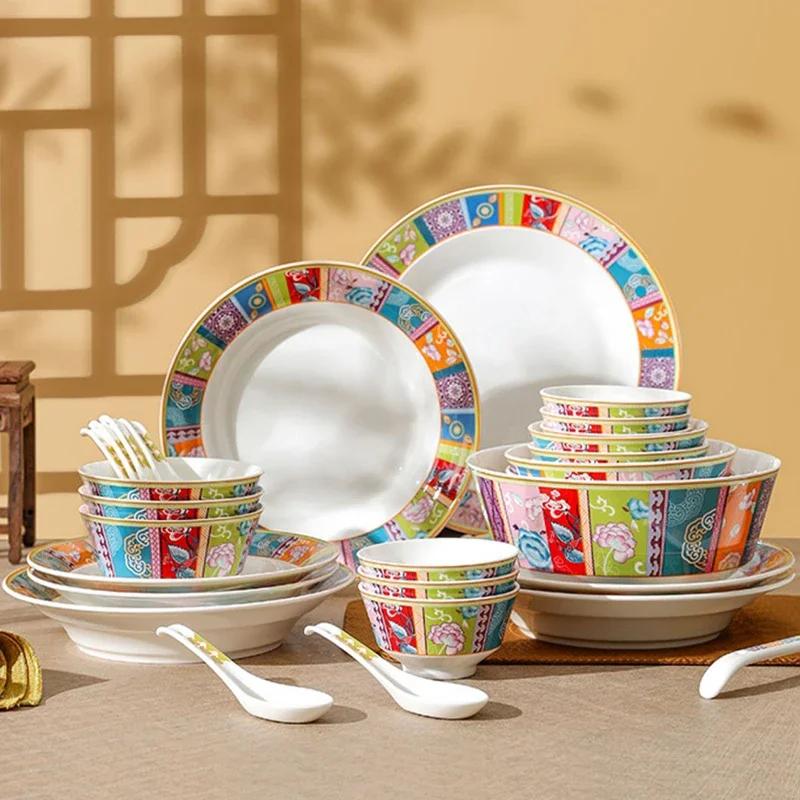 Kreative Keramikplatte im modernen Stil, Retro-Restaurant, exquisite Steak-Flachplatten, köstliche Gerichte, Ramen-Schüsseln, Haushaltsgeschirr