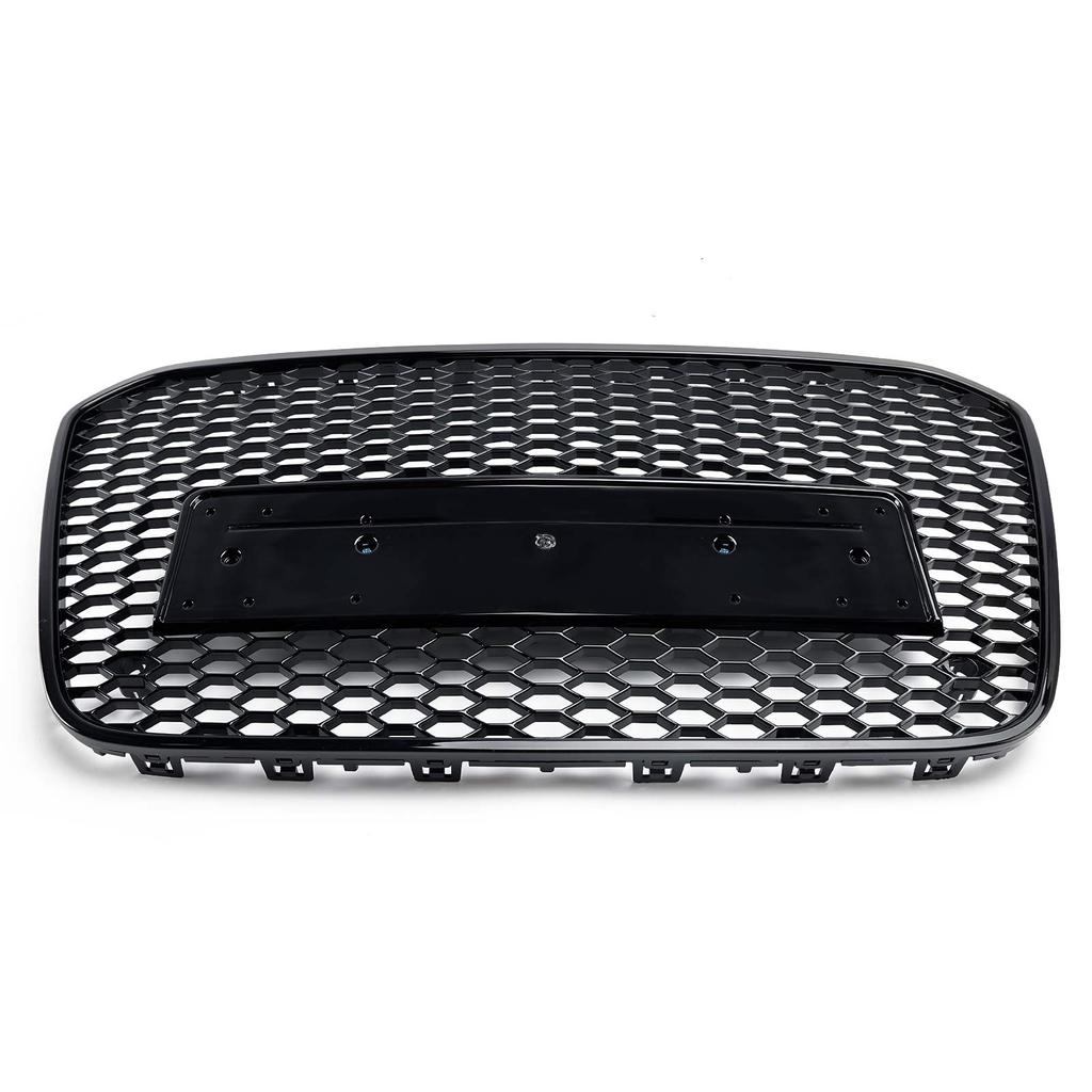 RS6 Style Honeycomb Front Bumper Grille Grill Fit A6 C7 S6 2012-2015
