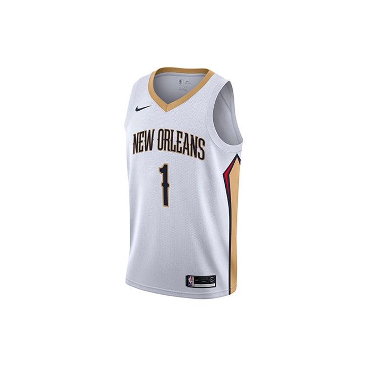 Nike NBA new orleans pelicans limited 1 SW Fan Edition Basketball Jersey White Men s 864433-103 S