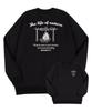 BEMIGHTY [Fleece Lined] Campfire Oversized Sweatshirt [Dark Gray]