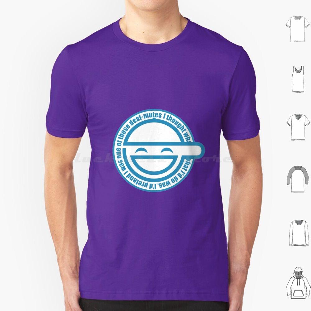 Laughing Man T Shirt Big Size 100 Cotton Laughing Man Ghost Shell Anime Logo Kawai Hacking Cyber