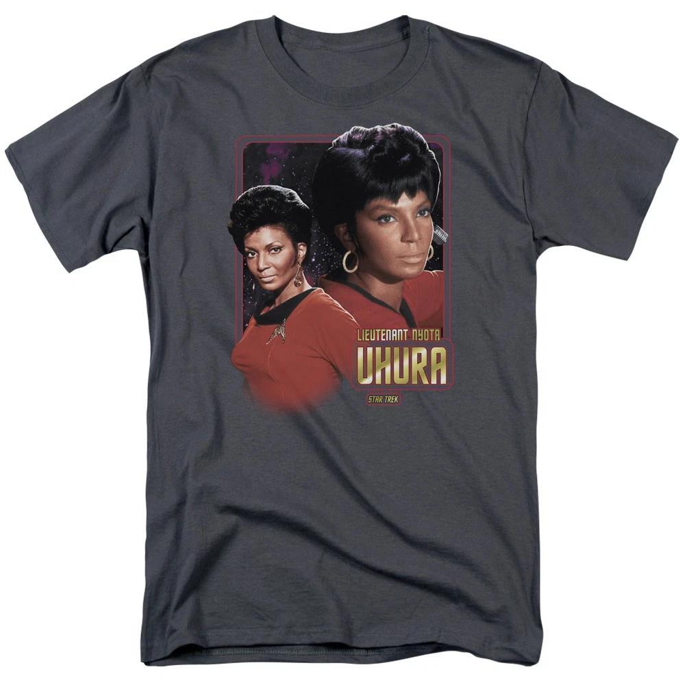 Star Trek - Lieutenant Uhura - Unisex Short Sleeve Children s T-shirt - Gray 160