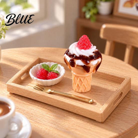 Mini Strawberry Jam Small Fake Tiny 3D Ice Creams Charms 10Pcs Resin Dessert Food Ornaments