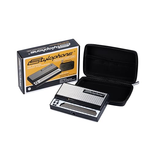 [Exclusive Distributor] Stylophone S1 Synthesizer with Official Carrying Case [Japanese Instructions Included] - Retro Sound Analog Synthesizer