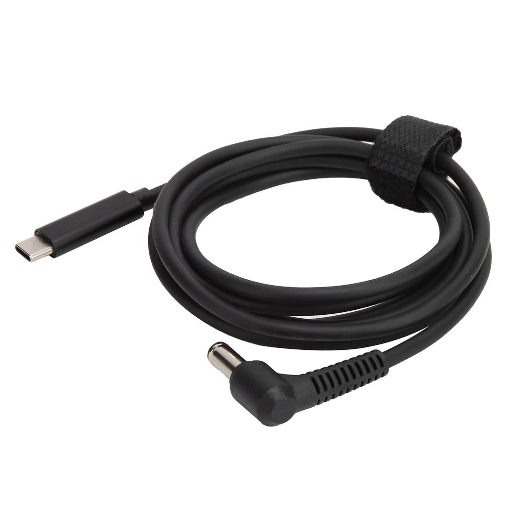 Type C PD Converter Male To Male 6.0x3.7mm Portable Fast Charging Cable 65W 1.5m5.0ft for Notebook