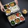 Imvanfu 304 Stainless Steel Divided Meal Trays