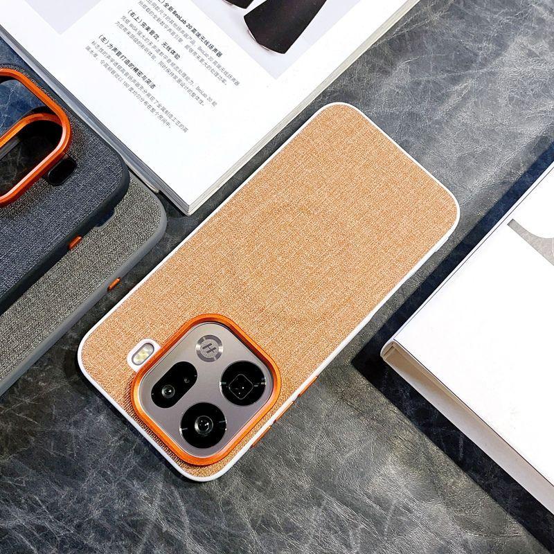 For OPPO Find X9 Pro Case Luxury PU Cloth Magnetic Wireless Charging Protective Back Cover Case For Find X9 X8 Pro X8S+Shell