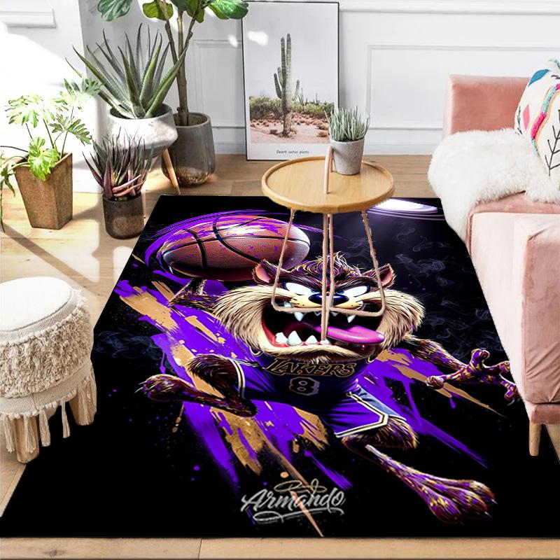 Tazmanian Devil's Fury Area Rug Suitable for Indoor And Outdoor,Carpets for Kitchens, Homes, Offices, Living Rooms,Home Decor,Christmas Gift