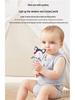 Happy Monkey Black & White Grasping Stick Pacifier Rattle for Newborns - Squeezable BB Stick Hand Rattle for Early Education