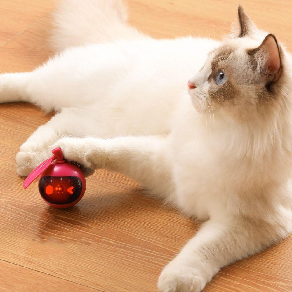 Touch Activated Self-rolling Ball Toy USB Automatic Moving Ball Smart Electric Cat Toy Indoor