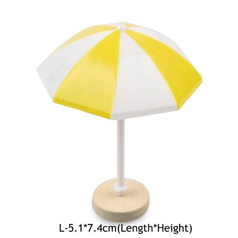 Adorable Mini Sun Umbrella Micro Landscape Ornament For Charming Dollhouse Decor