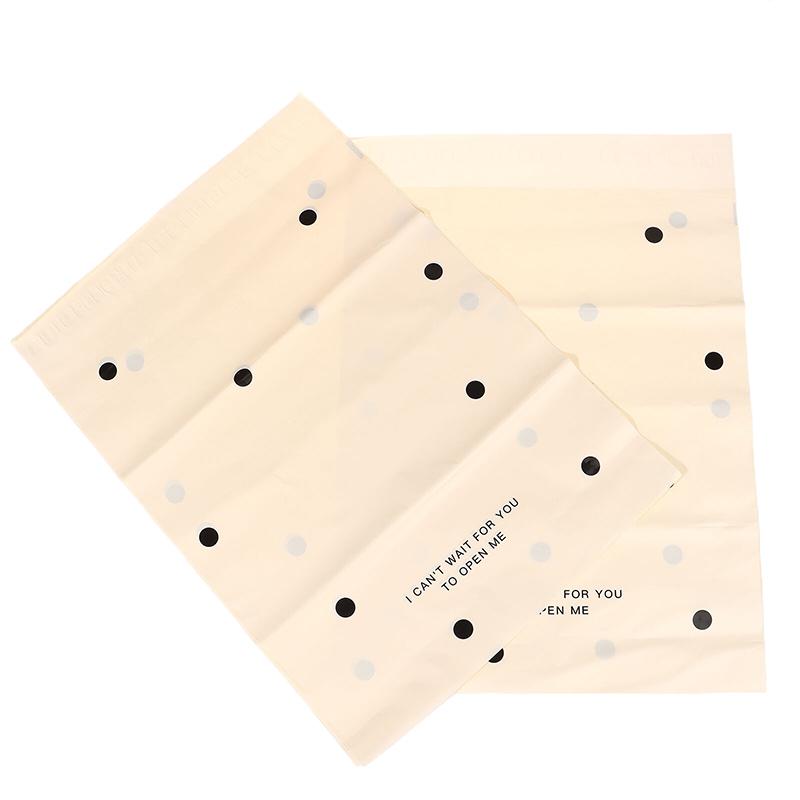 10 Pcs/Lots Bow Knot Packaging Bags Waterproof Logistics Clothing Postal Pouch Custom Plastic Shipping Mailing Bag